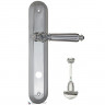 Дверная ручка на планке Fratelli Cattini TORCELLO WC-2 PL288-CR полированный хром