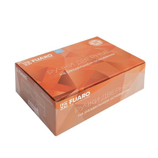 Ручка дверная FUARO K.SL52.ABRASIVE SSG-39 сатинированное золото