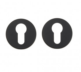 Накладка дверная под цилиндр Venezia CYL-1 FSR черный (2 шт.)