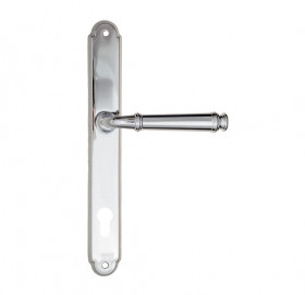 Дверная ручка на планке Fratelli Cattini FARFALLA CYL PL01-CR полированный хром