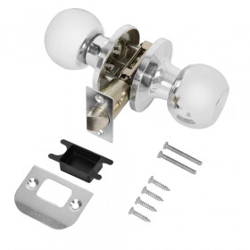 Ручка защелка PUNTO DK672/BL CP-PS без фиксатора хром