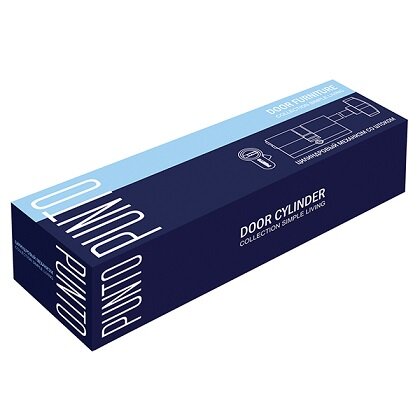 Цилиндровый механизм со штоком PUNTO Z407/85 mm (50+10+25) CP хром 5 кл