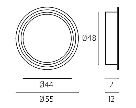 Ручка для раздвижной двери Venezia U211 матовая бронза 1шт