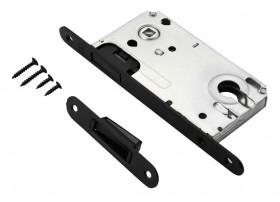 Защелка под цилиндр магнитная PALIDORE L 2085 black черный