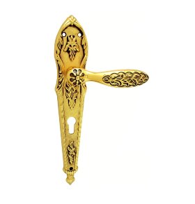 Ручка на планке CLASS 1060/1040 Shamira Cyl Золото 24К + коричневый под цилиндр