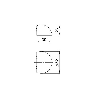 Фиксатор AJAX магнитный DSF-50M BL черный