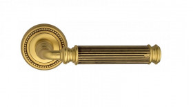 Ручка дверная Venezia MOSCA D3 французское золото/коричневый