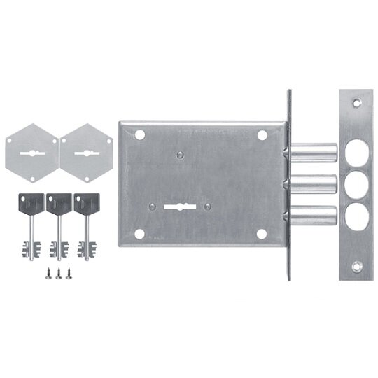 Замок врезной сувальдный KERBEROS 115.21.003, 3 кл.