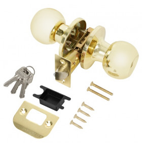 Ручка защелка PUNTO DK672/BL PB-ET ключ/фиксатор золото