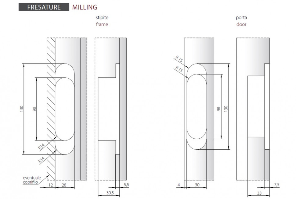 Скрытые петли MORELLI с 3-D регулировкой HH-18 AB античная бронза