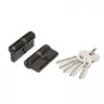 Цилиндровый механизм FUARO 2000ZAKey60(25+10+25) BL черный 5Key