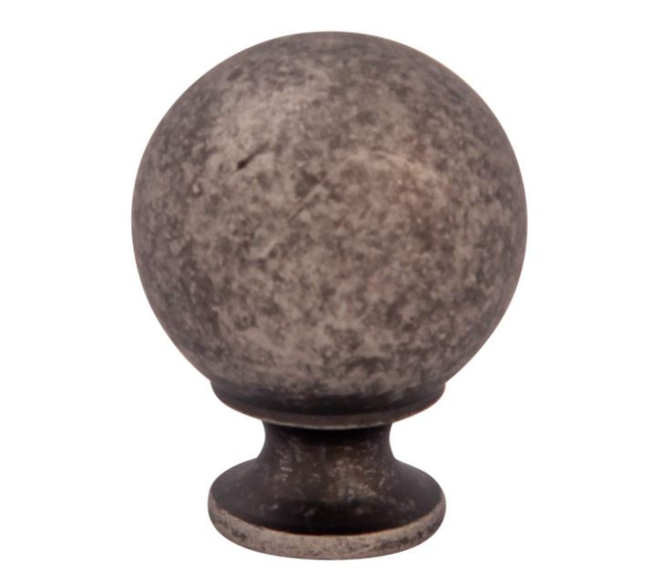 Мебельная ручка MELODIA 803 DAS BALL D22 mm Античное серебро