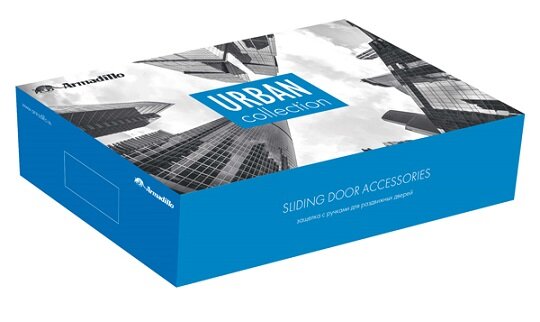 Ручки для раздвижных дверей ARMADILLO SH010 URB MWSC-33 Итальянский тисненый