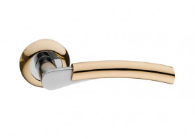 Ручка дверная PALIDORE A-G PC/PB Золото/хром