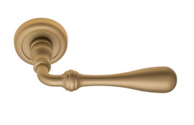 Ручка дверная Fratelli Cattini RETRO D1-BS матовая латунь