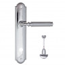 Дверная ручка на планке Fratelli Cattini ENCIA WC-2 PL257-CR полированный хром