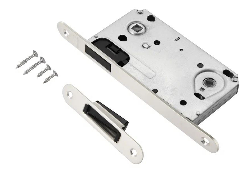 Защелка магнитная сантехническая PALIDORE L 2090 Silver серебро