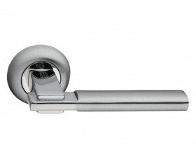 Ручка дверная PALIDORE A-94 SC/PC Матовый хром/хром