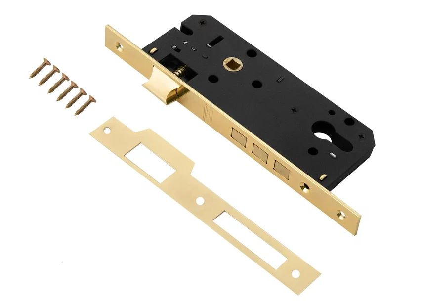 Врезной замок PALIDORE L01 45-70 РВ золото блестящее