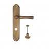 Дверная ручка на планке Fratelli Cattini FOGGIA WC-2 PL257-BY матовая бронза