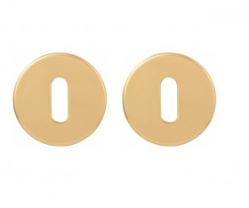 Накладка под ключ буратино FORME Cab R Полированная латунь 50PVC