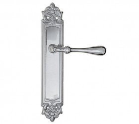 Дверная ручка на планке Fratelli Cattini RETRO PL96-CR полированный хром