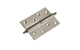 Петля съемная MORELLI стальная с короной MS 100X70X2.5 BN L C левая черный никель