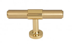 Мебельная ручка FORME PM10 &quot;Т&quot; VIVA МАТОВАЯ ЛАТУНЬ