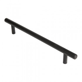 Ручка-скоба AJAX мебельная MB-H-005-160 мм BL черный