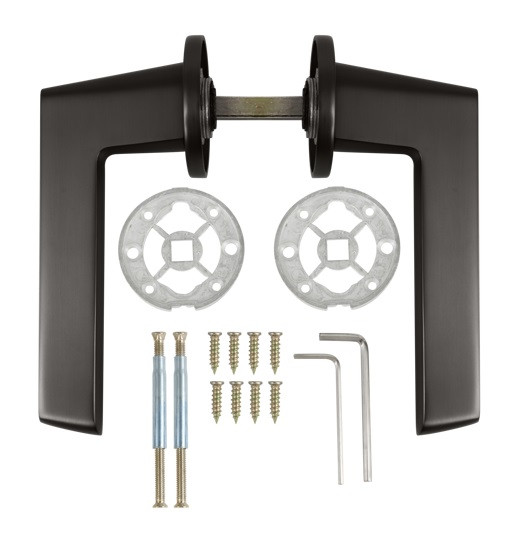 Ручка дверная ADDEN BAU RIVER S-486 GRAPHITE графит