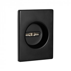 Накладка декоративная на сувальдный замок FUARO ESC.S-auto.RL/U/K.477 BL-24 черный