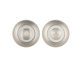 Ручка поворотная PUNTO BK6 ZR SN/CP-3 матовый никель/хром