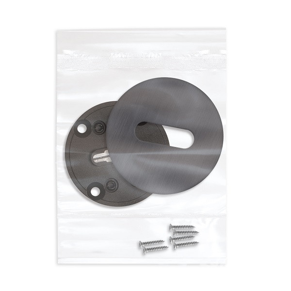 Накладка декоративная на сувальдный замок FUARO ESC.S-auto.RLR/R.486 GR-23 графит 1шт