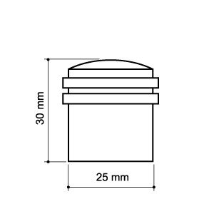 Ограничитель напольный ARMADILLO DH062ZA AB Бронза