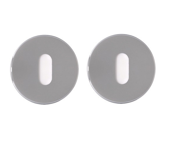 Накладка под ключ буратино FORME Cab R Полированный хром 50PVC