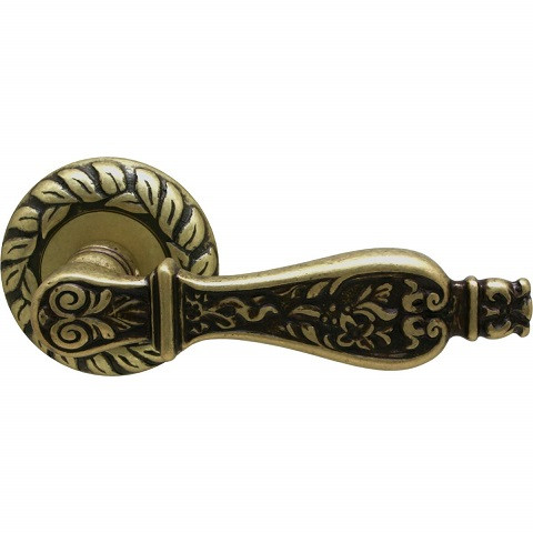 Ручка дверная MELODIA 465 60 мм Siracusa Старинная латунь