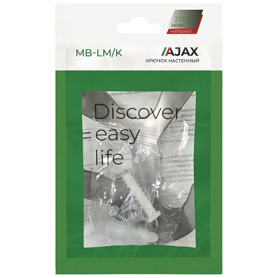 Крючок настенный AJAX MB-LM/K-005 SN матовый никель