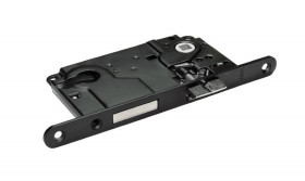 Замок с ригелем под ключевой цилиндр MORELLI L1885 BL Черный