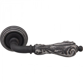 Ручка дверная MELODIA 229 P Libra Графит + серебро