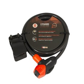 Замок тросовый FUARO PL-12150-KEY (12х1500мм) 3&quot;перфо&quot;ключа