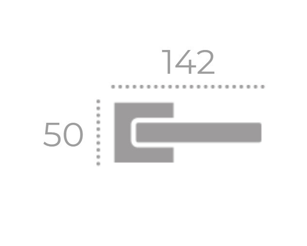 Ручка дверная FADEX FORME 212R Solis Полированная латунь