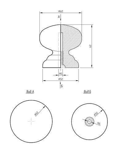 Ручка-кнопка ВЕЛЕС Орегон