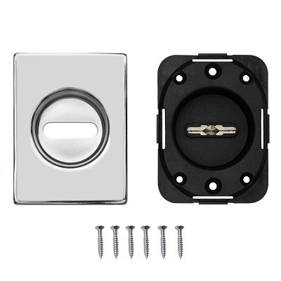 Накладка декоративная на сувальдный замок FUARO ESC.S-auto.RL/U/K.477 СР-8 хром