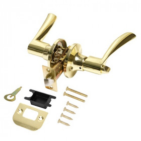 Ручка защелка PUNTO DK610/BL PB-BK фиксатор золото