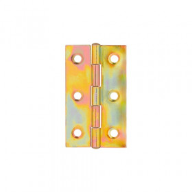 Петля карточная AJAX LM/IN30x50x1U YZN желтый цинк 2 шт