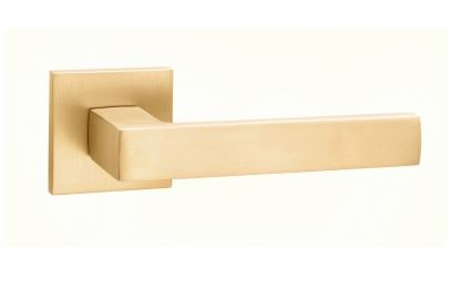 Ручка дверная PUERTO INAL 541-03 slim SSG Куббаито золото матовое сатинированное