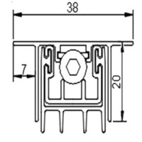 Автопорог LDM-04 ( ЛДМ-04 ) 38*20 820мм