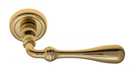 Ручка дверная Fratelli Cattini RETRO D1-OLV полированная латунь