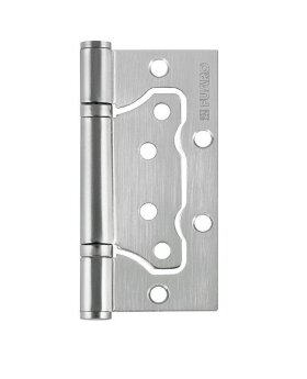 Петля накладная без врезки FUARO 500-2BB/BL 100x2,5 SC матовый хром