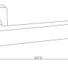 Ручка дверная RENZ INDH 302-02 ABB Равенна бронза черная с патиной